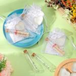 100 Wedding Favor Sets with Mini Candles and Jars