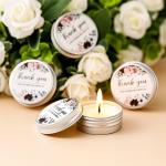 50 Lavender Scented Wedding Candle Favors