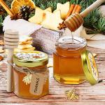 Mini Honey Jars Party Favors with Dippers & Gifts