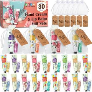 Hand Cream and Lip Balm Wedding Favor Set