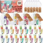 Hand Cream and Lip Balm Wedding Favor Set