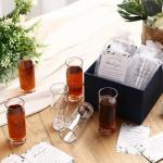 100 Wedding Favor Shot Glass Set with Bags