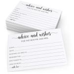 Wedding Advice Cards for Bride and Groom