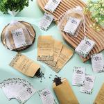 100 Wedding Favor Seed Packets with Gift Bags