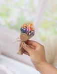 20 Mini Magnet Dried Flower Bouquets for Weddings