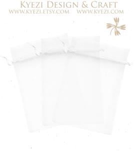 Organza Drawstring Bags for Wedding Favors