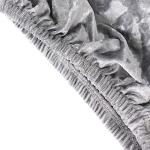 5 Silver Crushed Velvet Cylinder Stand Covers