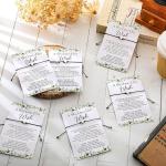 Sasylvia 50 Sets Adjustable Wedding Guest Bracelets