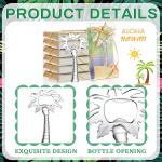 Coconut Palm Tree Bottle Opener Wedding Favors