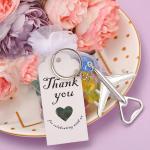 Airplane Bottle Opener Keychains for Bridal Showers