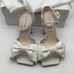 Anne Barge Willow White Bow Slingback Wedding Shoes