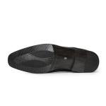 Bruno Marc Black Patent Tuxedo Dress Shoes