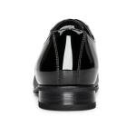 Bruno Marc Black Patent Tuxedo Dress Shoes