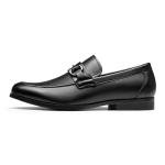 Men's Black Slip-On Dress Loafers Size 10.5