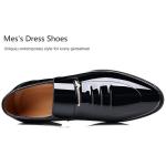 Men's Black Oxford Dress Shoes for Weddings