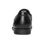 Men's Black Slip-On Dress Loafers Size 10.5