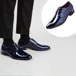 Stylish Floral Leather Oxford Shoes for Men