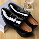 Men's Black Oxford Dress Shoes for Weddings