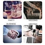 Men's Black Oxford Dress Shoes for Weddings