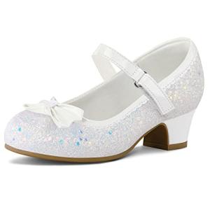 Glittery Mary Jane Dress Shoes for Girls