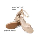 Gold Ankle Strap High Heel Shoes for Kids