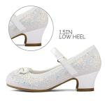 Glittery Mary Jane Dress Shoes for Girls