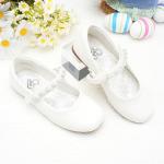 Stelle Kids' White Ballet Flats for Weddings