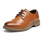 Brown Dress Oxford Shoes for Boys, Size 5