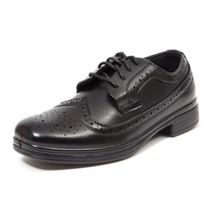 Boys' Black Wingtip Dress Shoes for Special Occasions