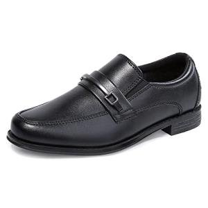 Boys Black Oxford Slip-On Dress Shoes Size 4
