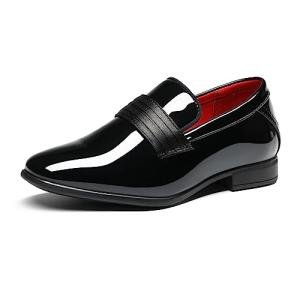 Boys' Black Dress Loafers for Weddings