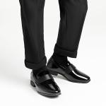 Boys' Black Dress Loafers for Weddings
