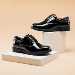 Bruno Marc Black Lace-Up Kids' Fashion Shoes