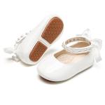 Baby Girls Ivory Mary Jane Flats for Weddings