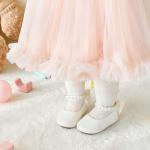 Baby Girls Ivory Mary Jane Flats for Weddings
