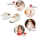 Baby Girls Ivory Mary Jane Flats for Weddings