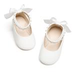 Baby Girls Ivory Mary Jane Flats for Weddings
