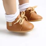 Classic PU Leather Baby Wedding Loafers for Toddlers