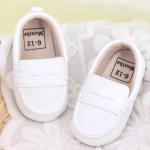 White Infant Baby Boys Soft Sole Loafers