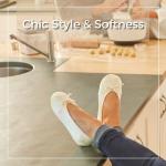 White Satin Ballerina Slippers with Bow Tie