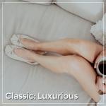 White Satin Ballerina Slippers with Bow Tie