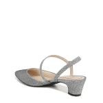 Pewter Shimmer Minimalist Wedding Pumps for Women