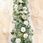 2 Pack 13Ft Eucalyptus and White Rose Garland