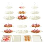 10-Piece Tiered Cupcake and Dessert Stand Set