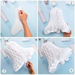 5 Pack White Honeycomb Wedding Bells Decorations