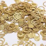 Gold Diamond Ring Confetti for Wedding Decor