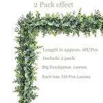 Faux Eucalyptus Garland Vines for Wedding Decor