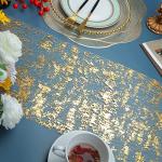 Gold Sequin Table Runner Set for Weddings & Events