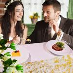 Gold Sequin Table Runner Set for Weddings & Events