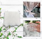 White Lace Table Runner Set for Weddings